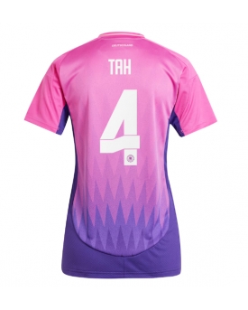 Germania Jonathan Tah #4 Maglia Gara Trasferta Repliche Europei 2024 Donna